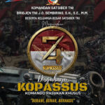HUT ke-74 Kopassus, Semangat Pengabdian dan Profesionalisme Prajurit Terus Diperkuat