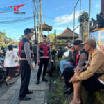 Personel Samapta Polres Bangli Sambangi Terminal Kota, Imbau Warga Manfaatkan Layanan 110