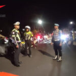 Personil Polsek Kota dan Polres Bangli Amankan Pasar Tumpah Jelang Hari Raya Galungan