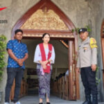 Hadir Untuk Melayani, Polres Bangli Amankan Ibadah Umat di Gereja Marga Rahayu
