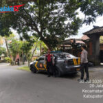Polsek Gianyar Intensifkan Patroli Daerah Rawan Longsor dan Pohon Tumbang Antisipasi Musim Hujan