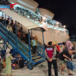Polsek Kawasan Pelabuhan Benoa Amankan Kedatangan KM Tilongkabila, Ratusan Penumpang Tiba
