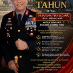Selamat Ulang Tahun Kepala BNNP Bali Brigjen Pol. Dr. Putu Putera Sadana, S.I.K., M.Hum., M.M., 
