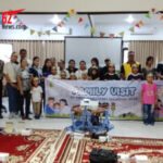 Tawa dan Edukasi Warnai Kegiatan Polantas Menyapa Bersama Anak-anak Karyawan Aqua Mambal