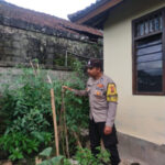 Bhabinkamtibmas Desa Bakbakan Dorong Warga Manfaatkan Pekarangan untuk Ketahanan Pangan
