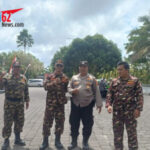 Layanan Prima Polsek Kuta Selatan Laksanakan Pengamanan Sholat Jumat di Masjid Agung Ibnu Batutah