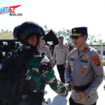 Wakapolda Bali Hadiri Upacara Pemberangkatan Satgas Pamtas RI-PNG Mobile Yonif 900/SBW ke Papua