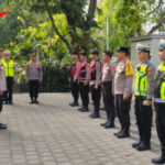 Latihan Kesiapsiagaan Bencana Digelar Lapangan Bajra Sandhi, Polsek Dentim Pastikan Keamanan dan Kelancaran Kegiatan