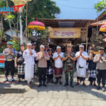 Kapolsek Dentim Hadiri Upacara Pemelaspas Agung dan Mendem Pedagingan di Pura Dalem Kahyangan Kesiman