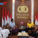 Polres Bangli Terima Audiensi Panitia, Siap Amankan Karya Agung Medewasraya Pura Tuluk Biyu