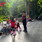Sampaikan Pesan Kamtibmas, Unit Turjawali Sat Samapta Polresta Denpasar Laksanakan Patroli Dialogis
